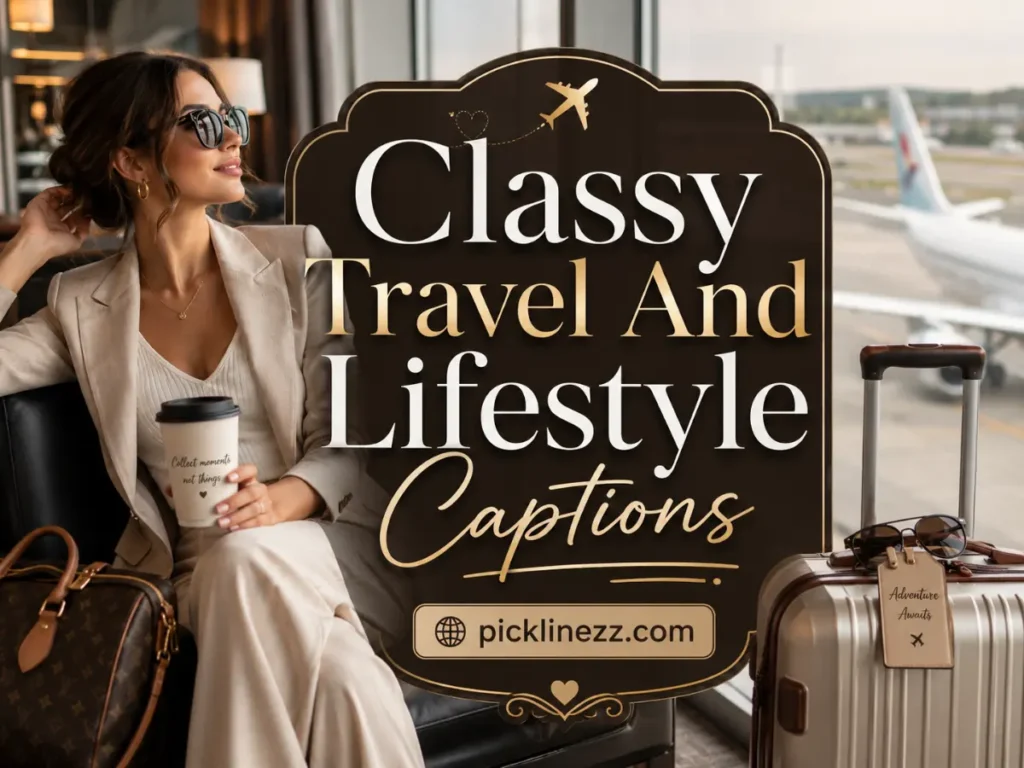 Classy Travel And Lifestyle Captions