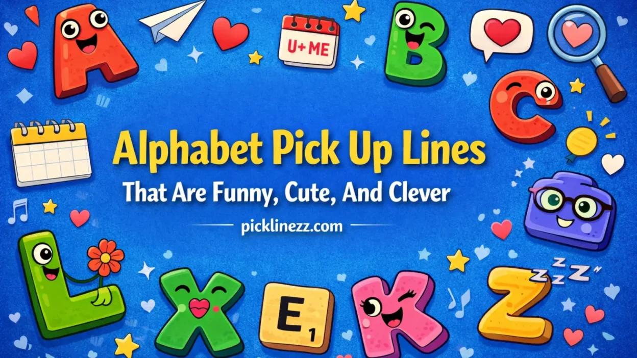 Alphabet Pick Up Lines That Are Funny, Cute, And Clever
