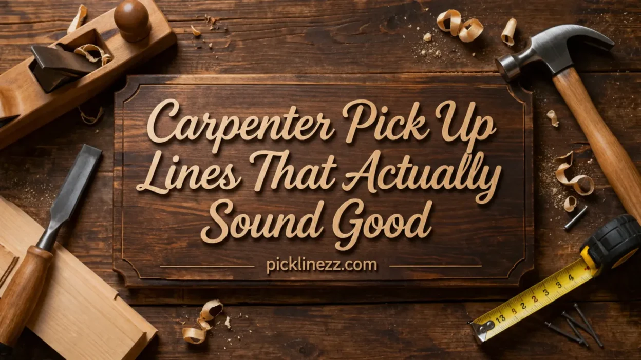 Carpenter Pick Up Lines That Actually Sound Good