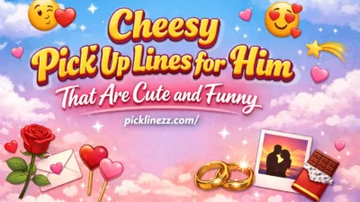 Cheesy Pick Up Lines for Him That Are Cute and Funny