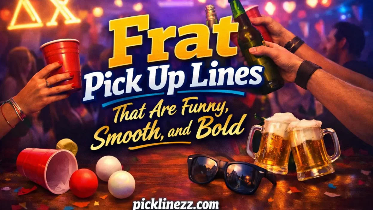 Frat Pick Up Lines That Are Funny, Smooth, and Bold