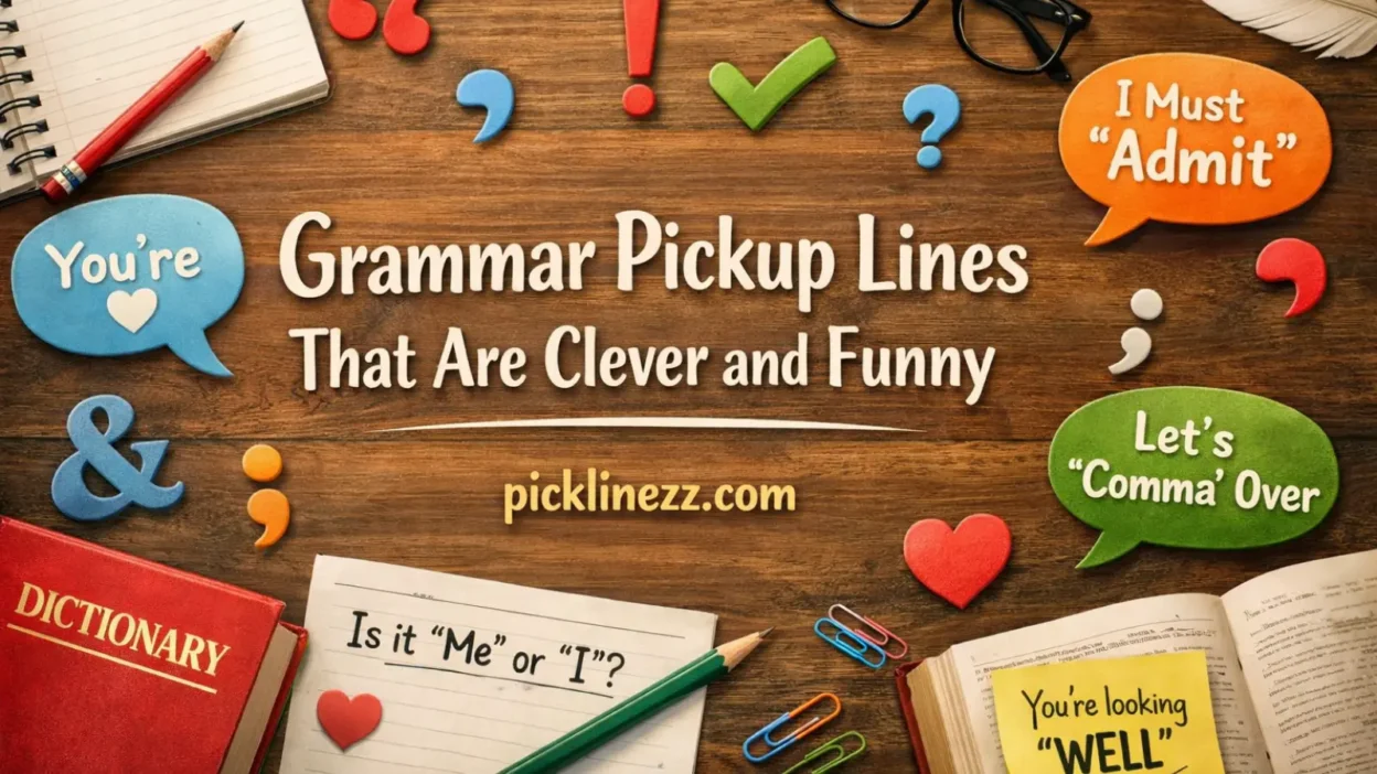 Grammar Pickup Lines That Are Clever and Funny