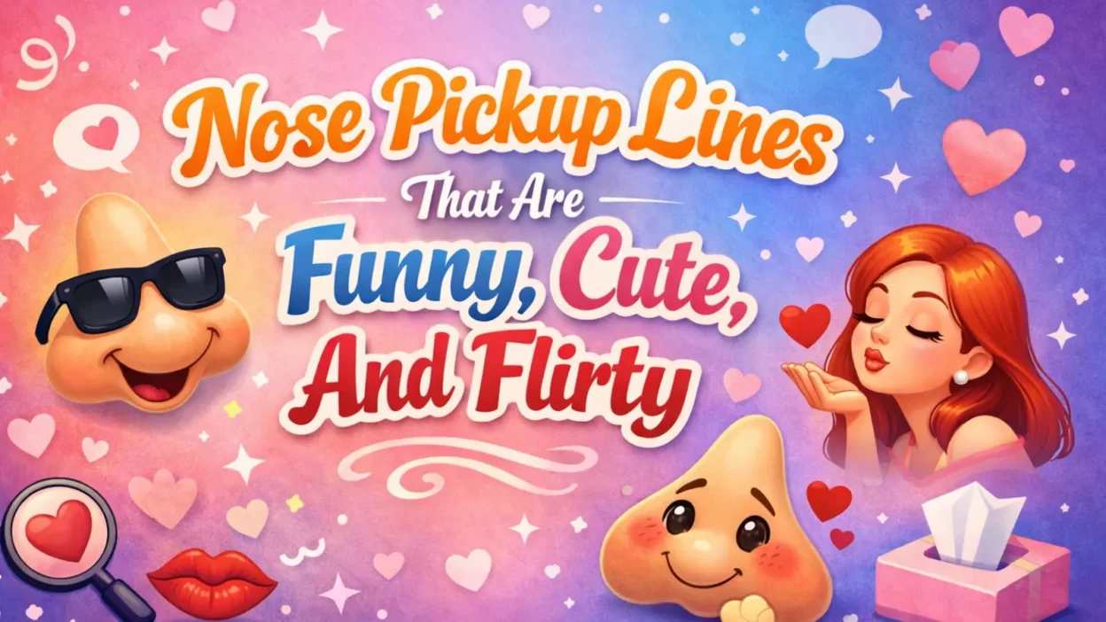 Nose Pickup Lines That Are Funny, Cute, And Flirty