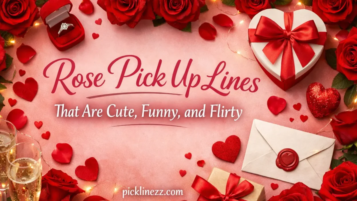 Title: Rose Pick Up Lines That Are Cute, Funny, and Flirty