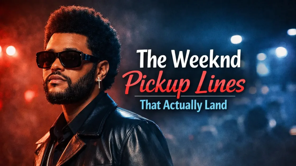 The Weeknd Pickup Lines That Actually Land