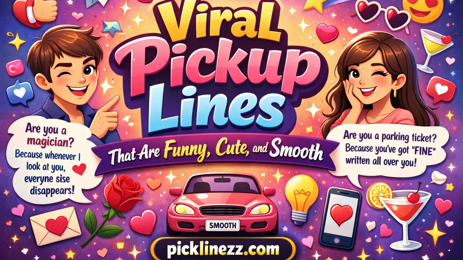 Viral Pickup Lines That Are Funny, Cute, and Smooth