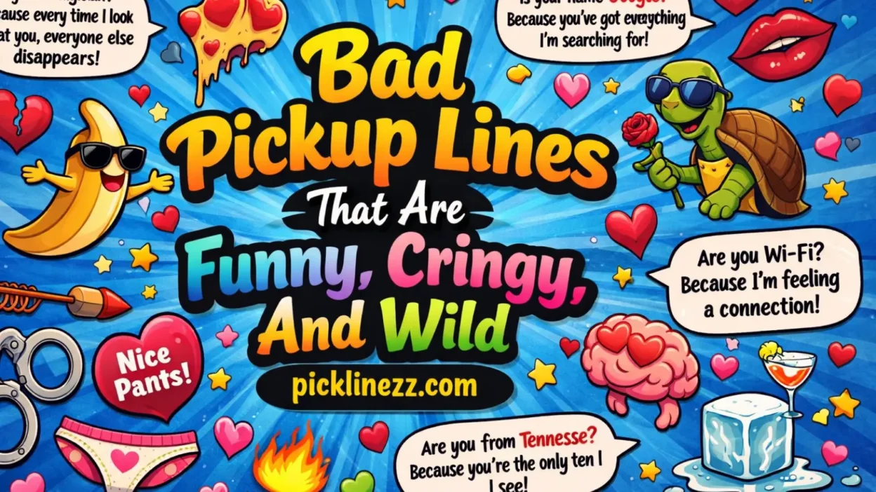 Bad Pickup Lines That Are Funny, Cringy, And Wild