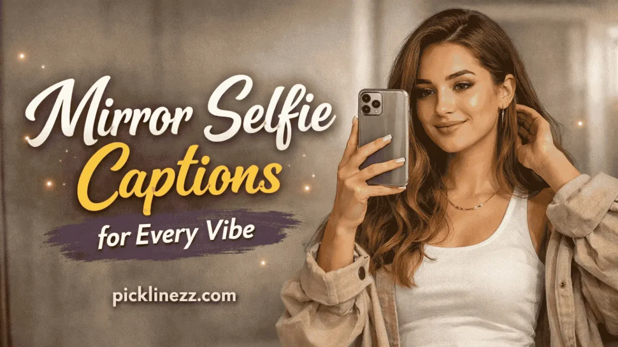 Mirror Selfie Captions for Every Vibe