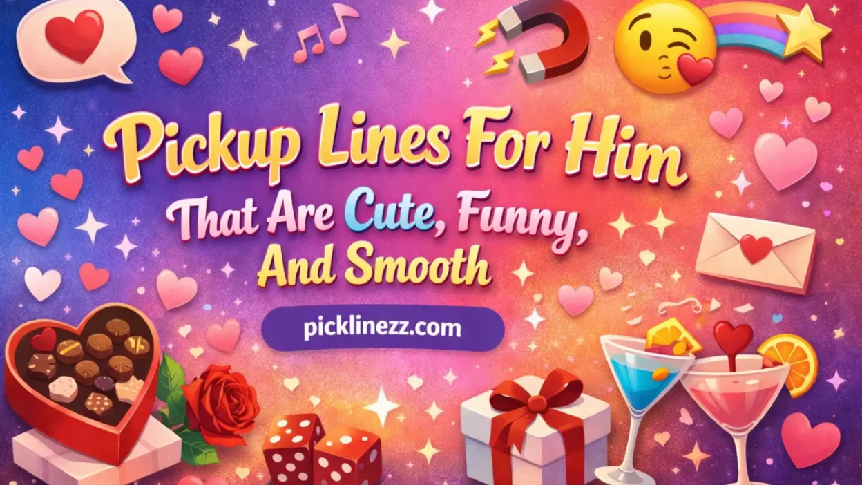 Pickup Lines For Him That Are Cute, Funny, And Smooth