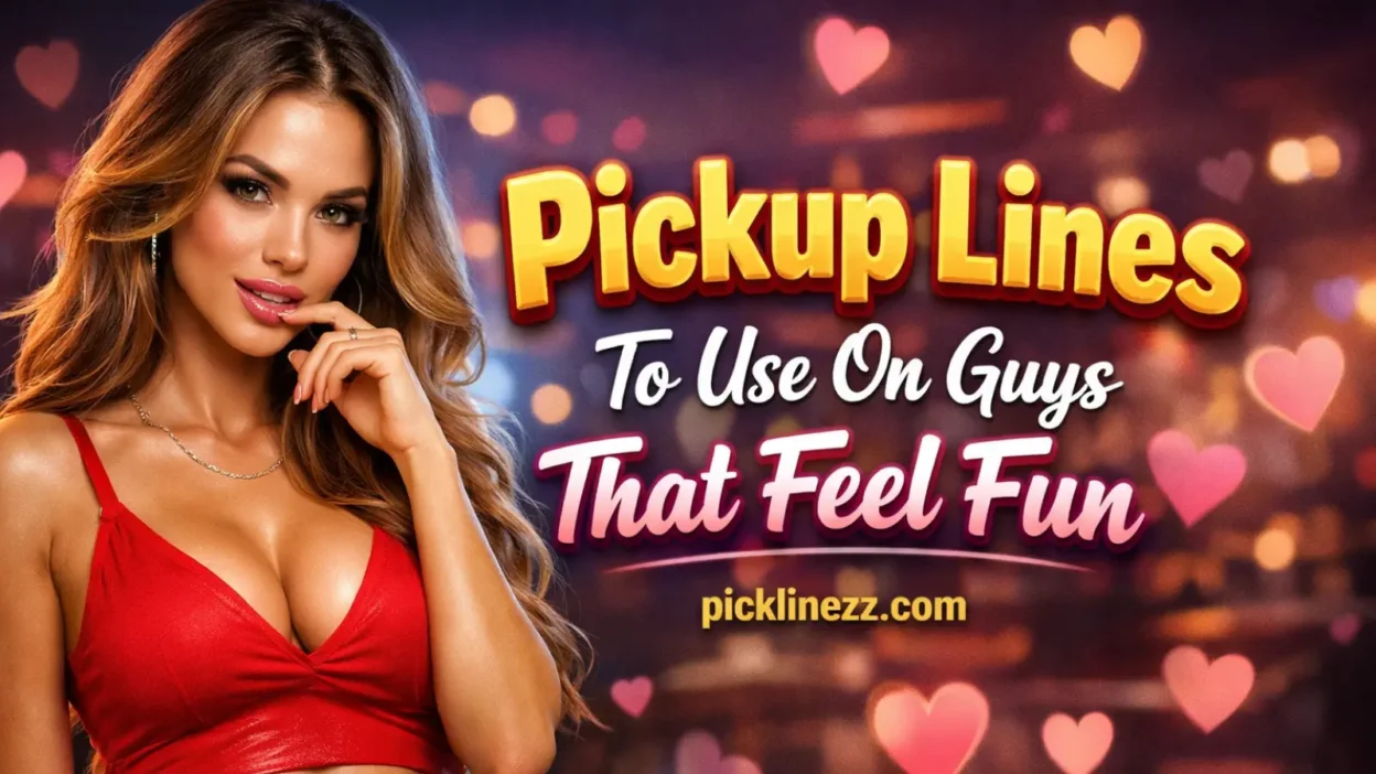 Pickup Lines To Use On Guys That Feel Fun