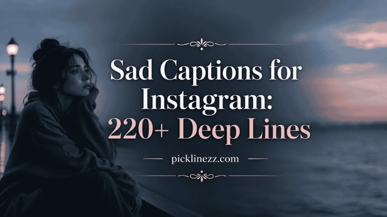 Sad Captions for Instagram: 220+ Deep Lines
