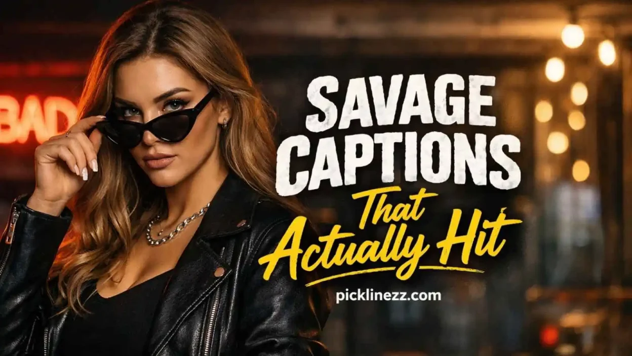 Savage Captions That Actually Hit