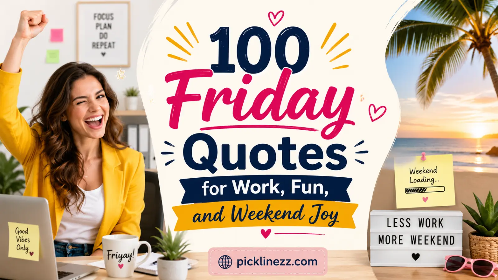 100 Friday Quotes for Work, Fun, and Weekend Joy
