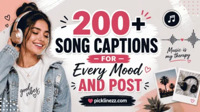 200+ Song Captions for Every Mood and Post