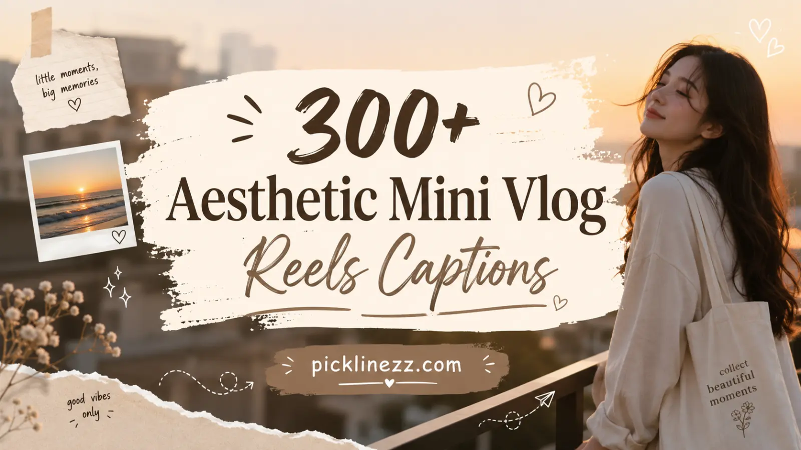 300+ Aesthetic Mini Vlog Reels Captions
