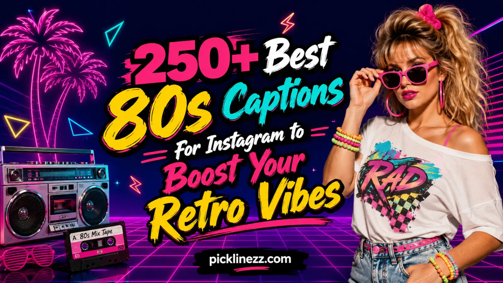 250+ Best 80s Captions for Instagram to Boost Your Retro Vibes