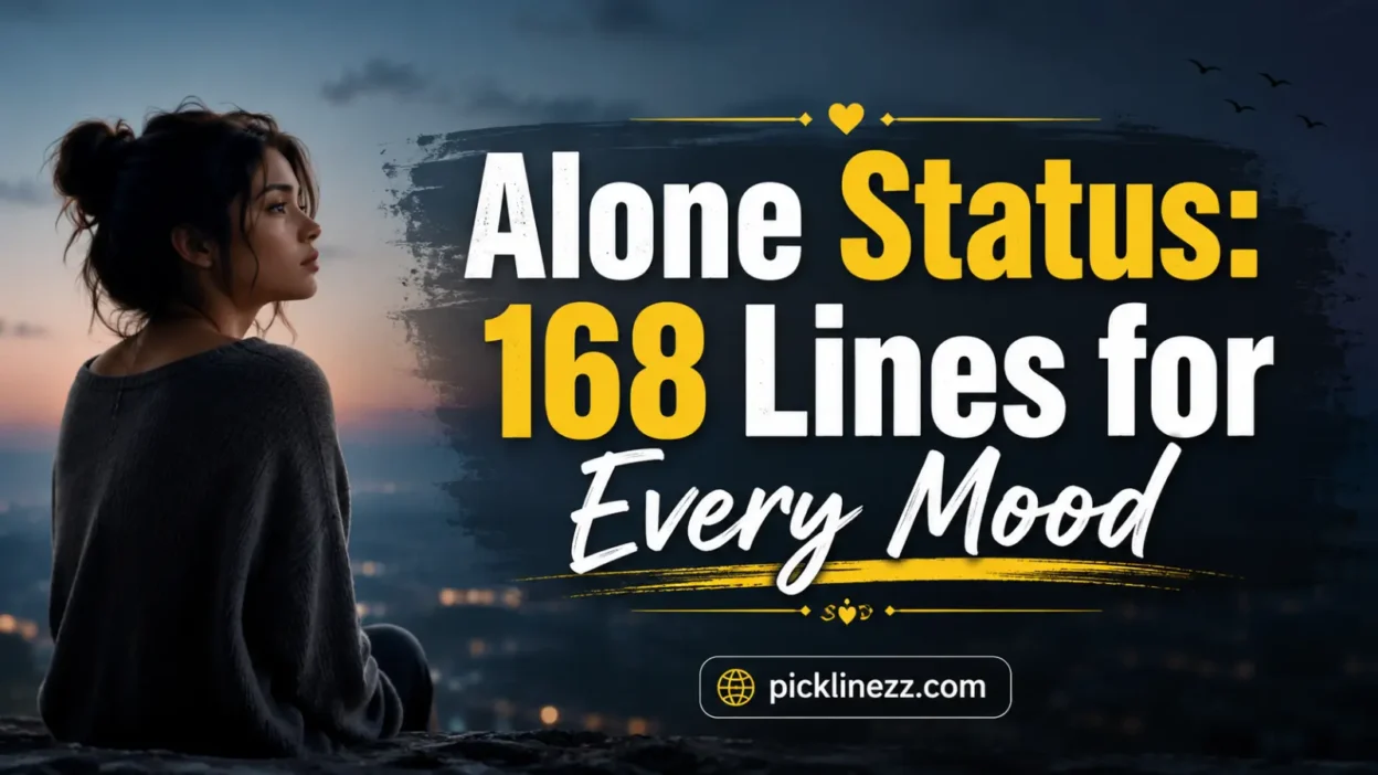 Alone Status: 168 Lines for Every Mood