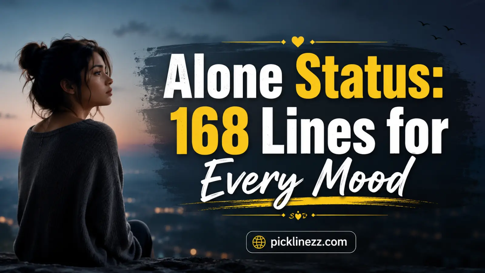 Alone Status: 168 Lines for Every Mood