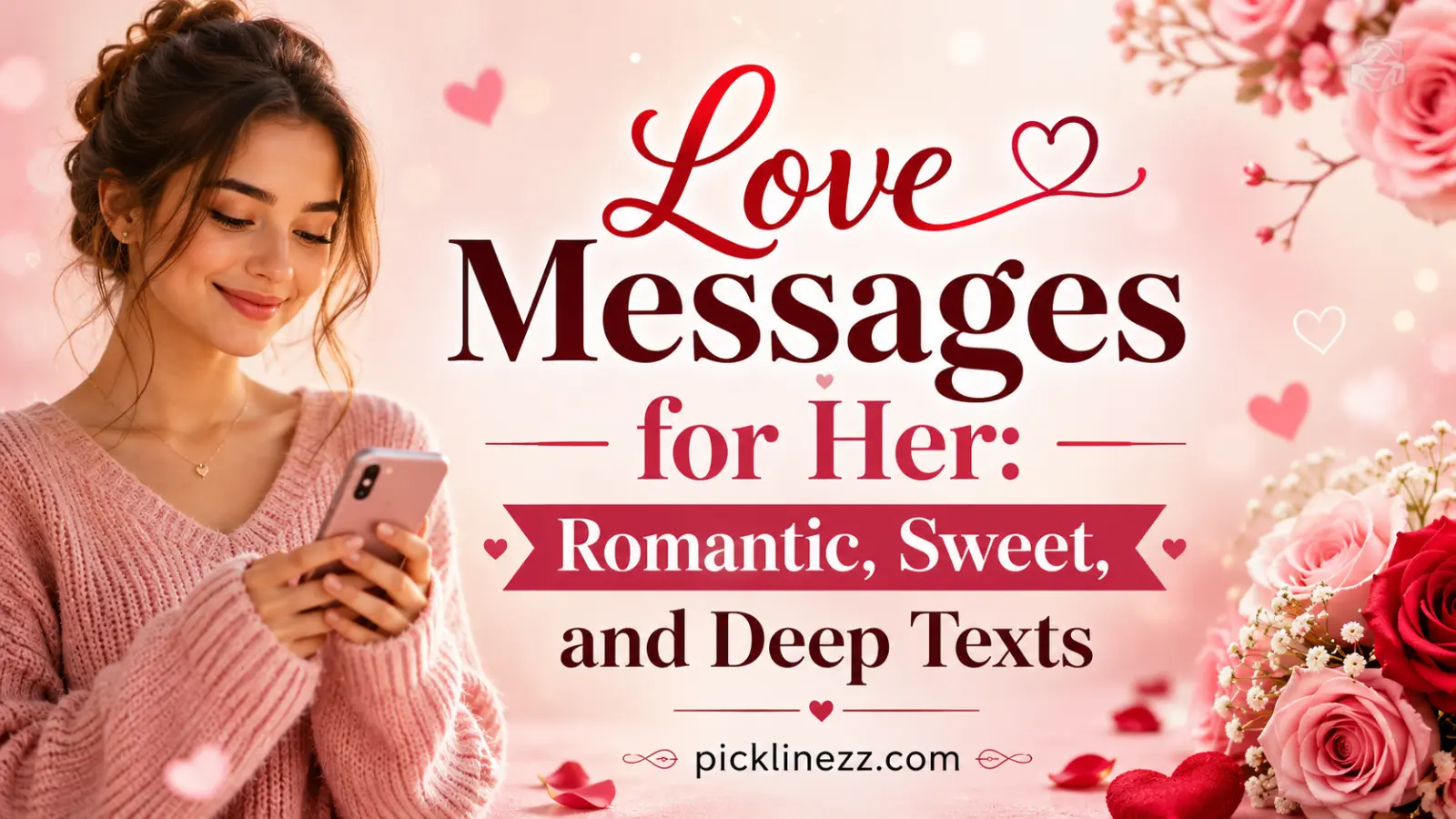 Love Messages for Her: Romantic, Sweet, and Deep Texts