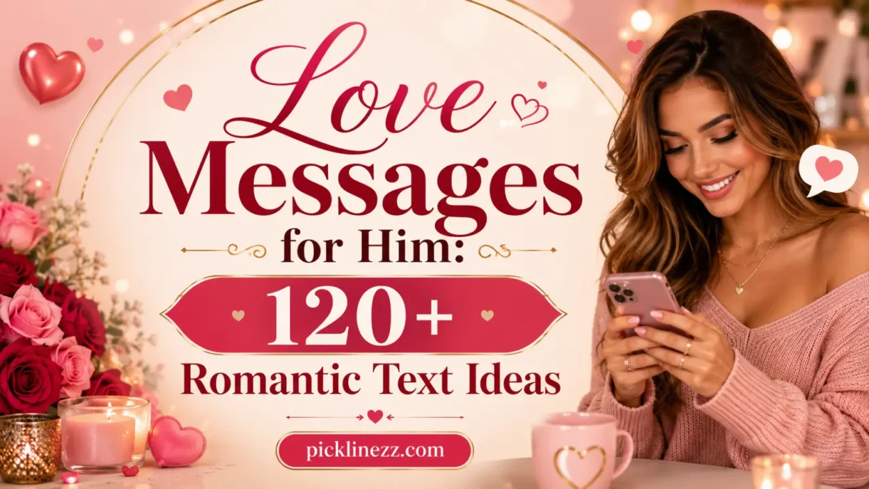 Love Messages for Him: 120+ Romantic Text Ideas