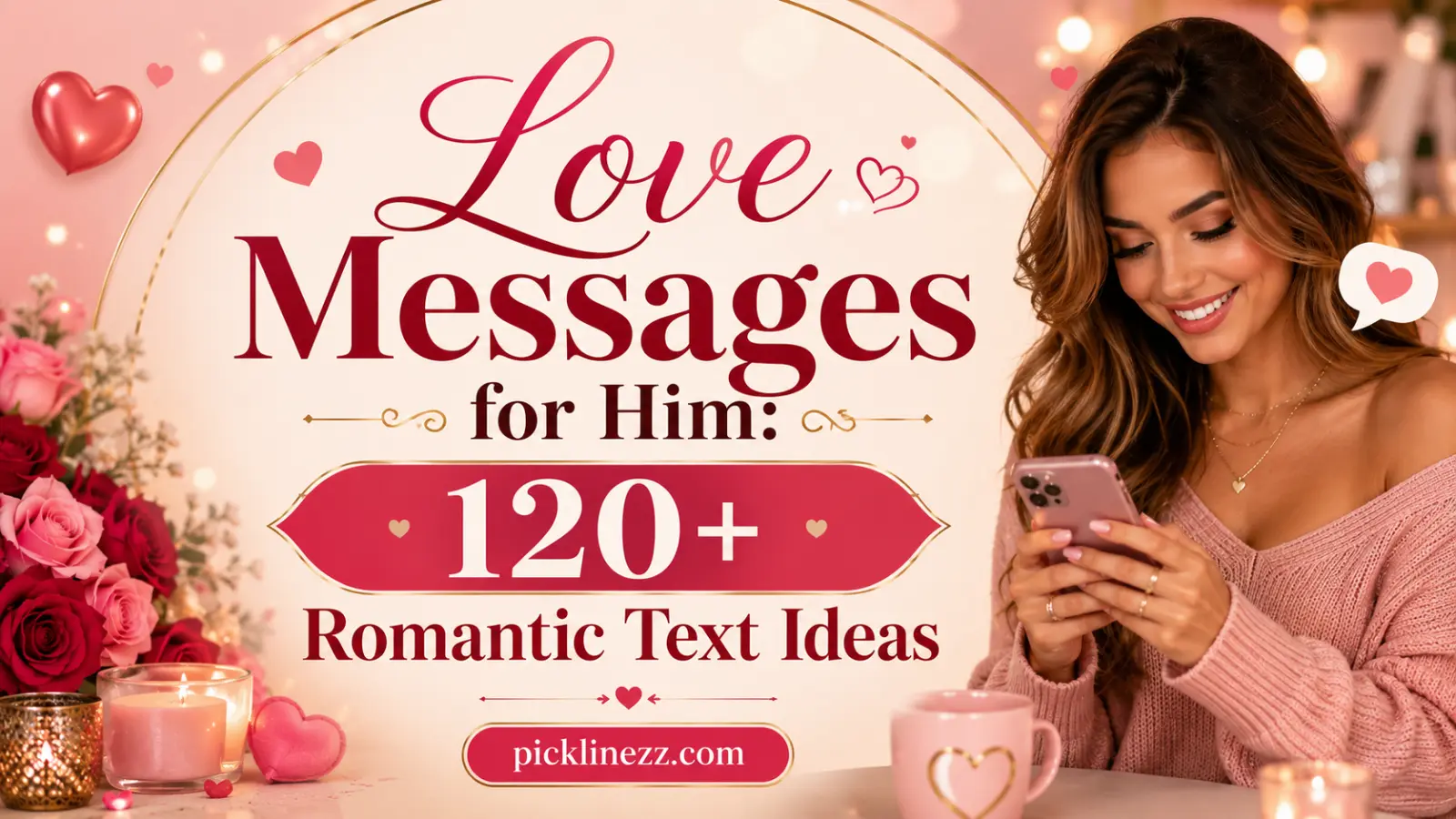 Love Messages for Him: 120+ Romantic Text Ideas