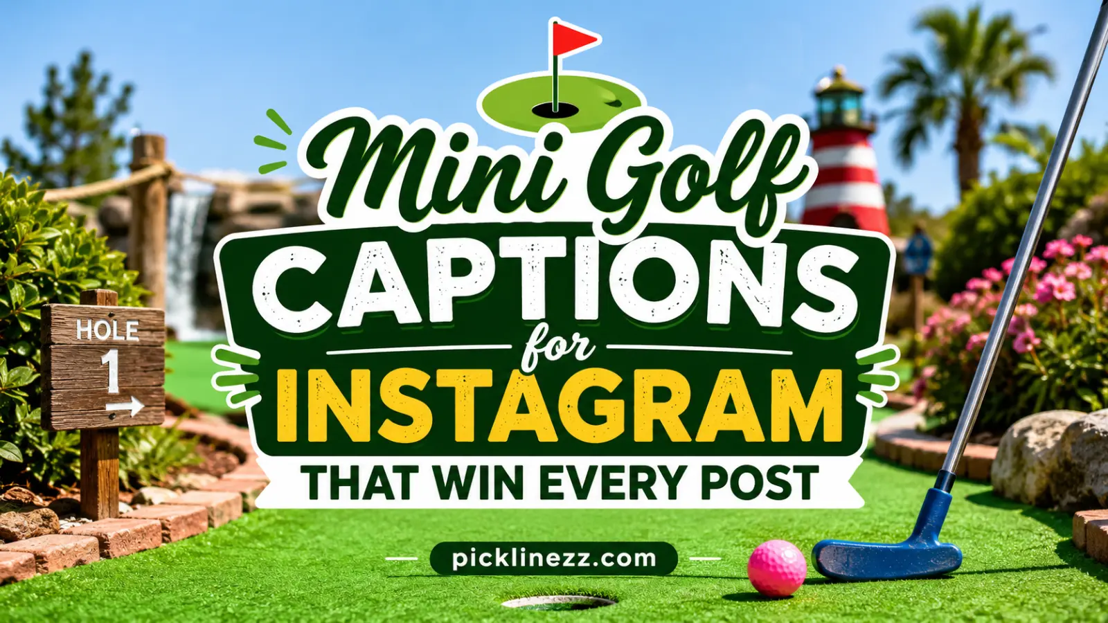Mini Golf Captions for Instagram That Win Every Post