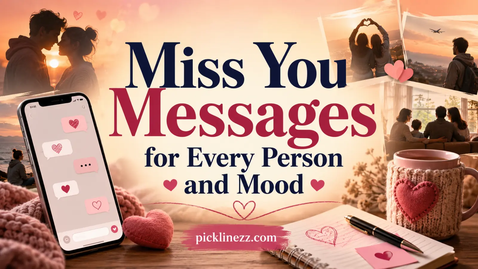 Miss You Messages for Every Person and Mood