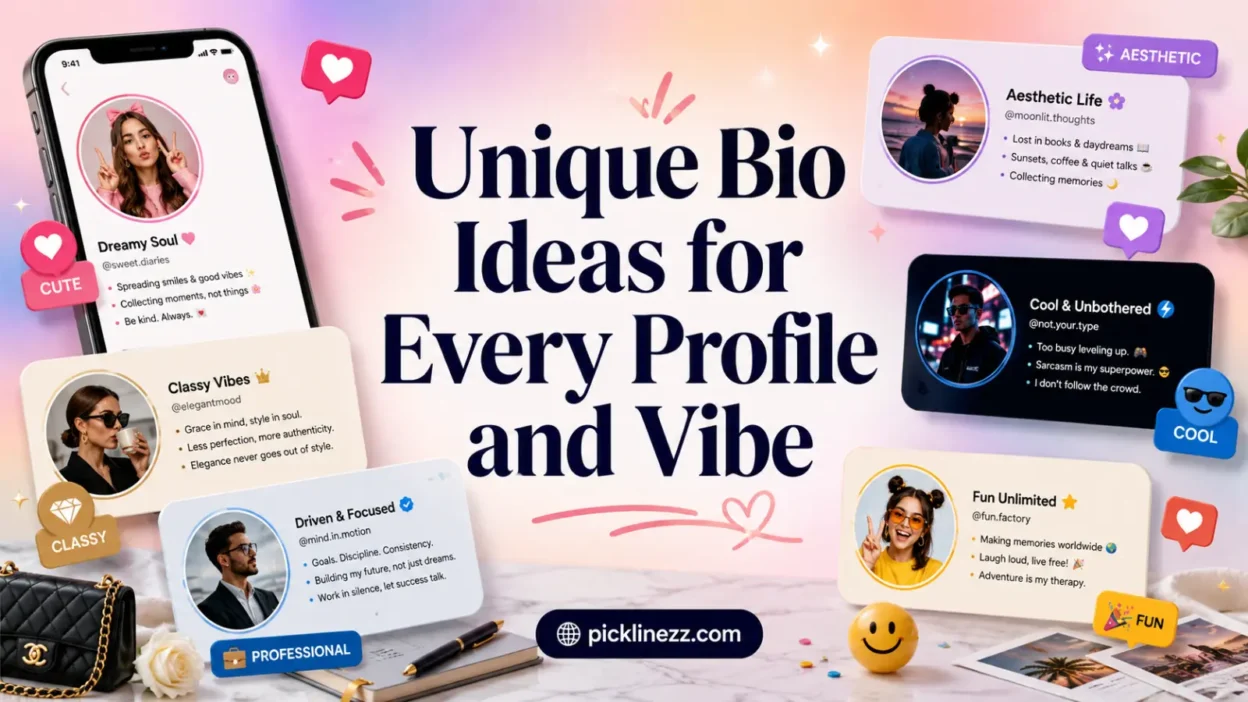 Unique Bio Ideas for Every Profile and Vibe