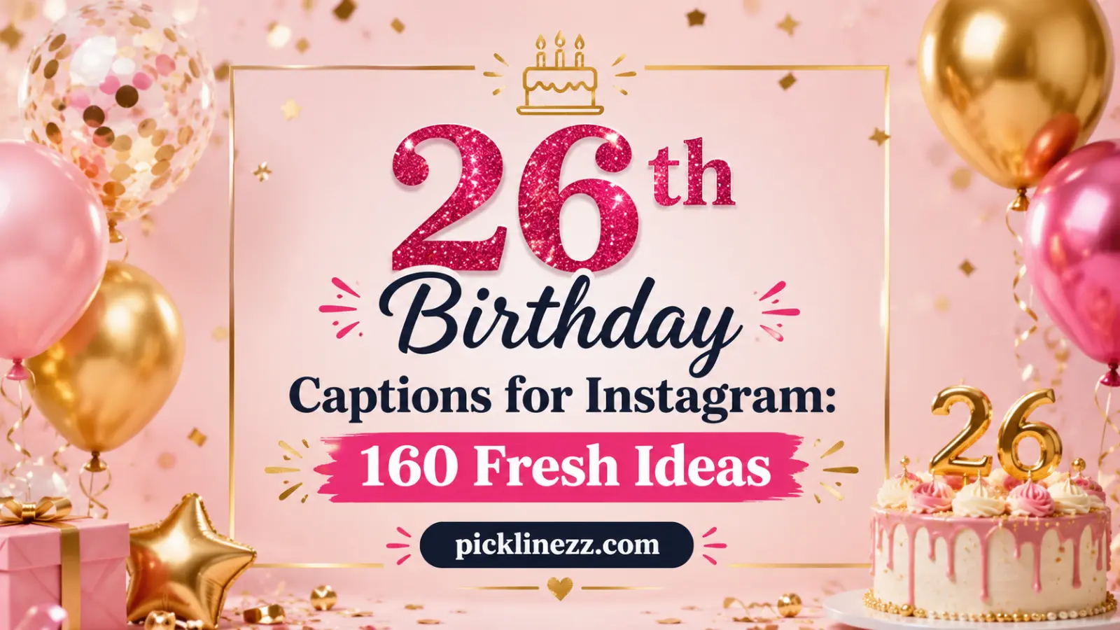 26th Birthday Captions for Instagram: 160 Fresh Ideas