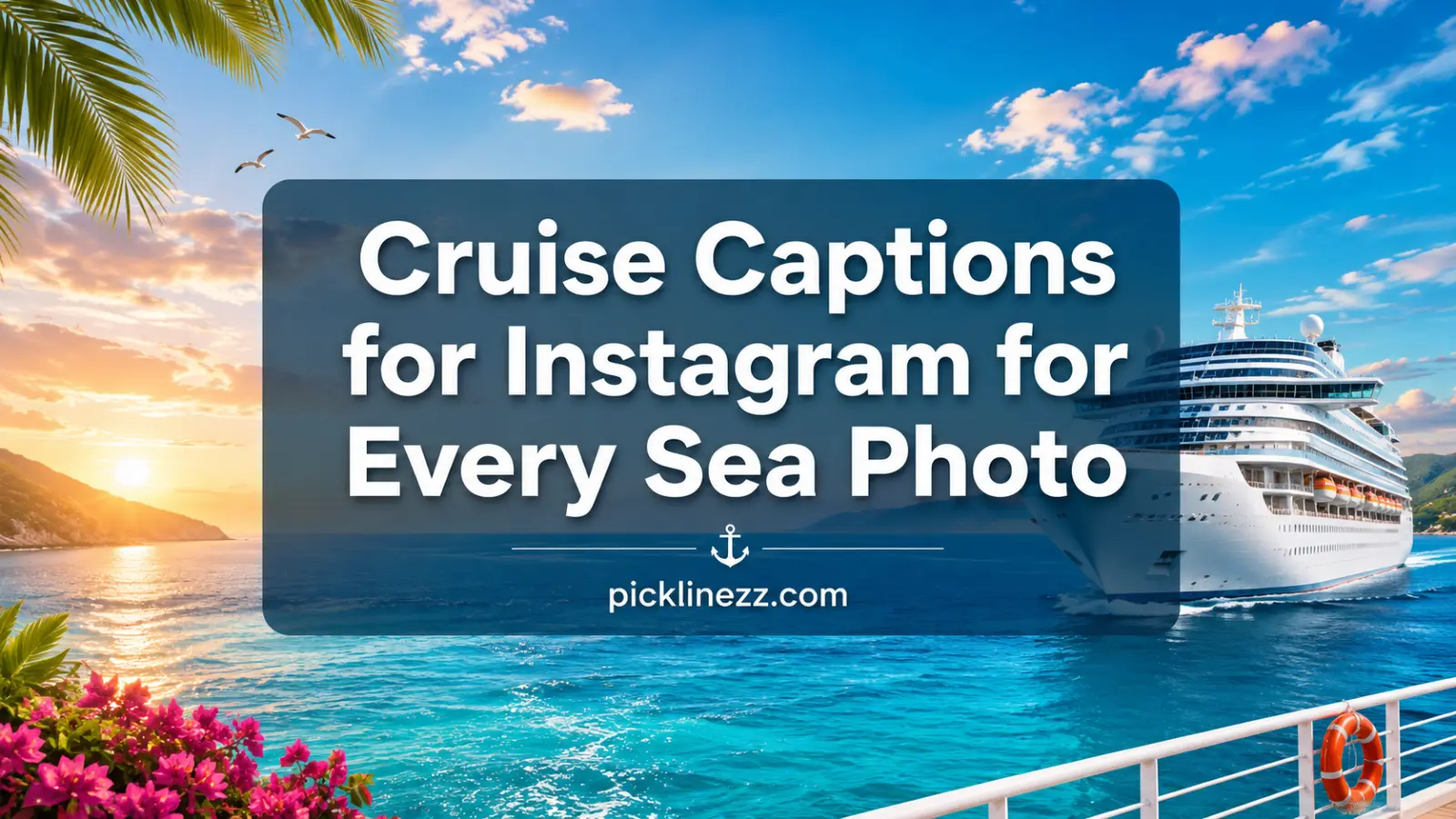 Cruise Captions for Instagram for Every Sea Photo