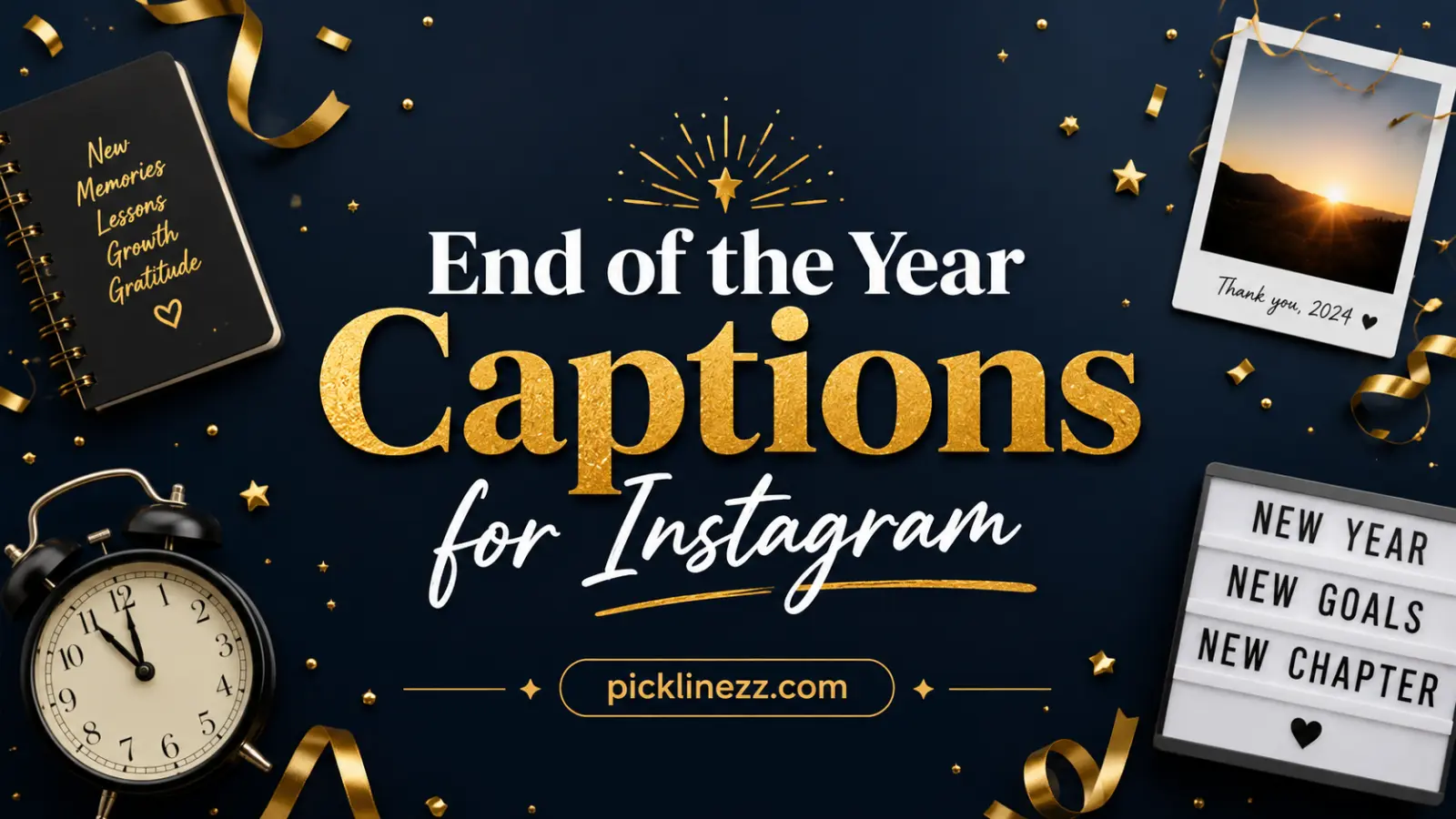 End of the Year Captions for Instagram