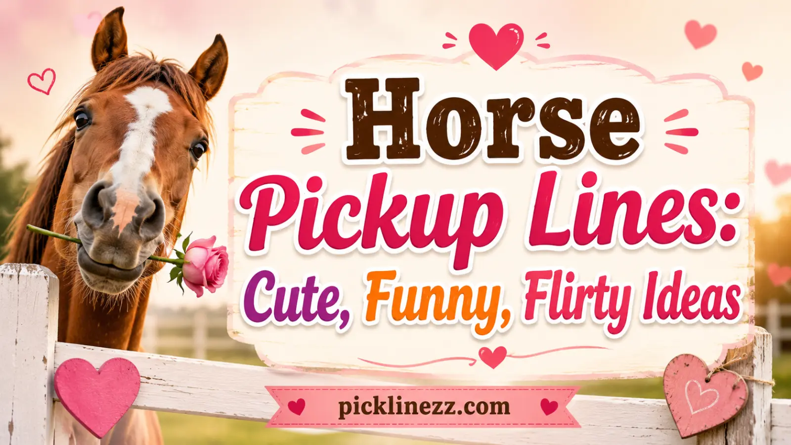 Horse Pickup Lines: Cute, Funny, Flirty Ideas