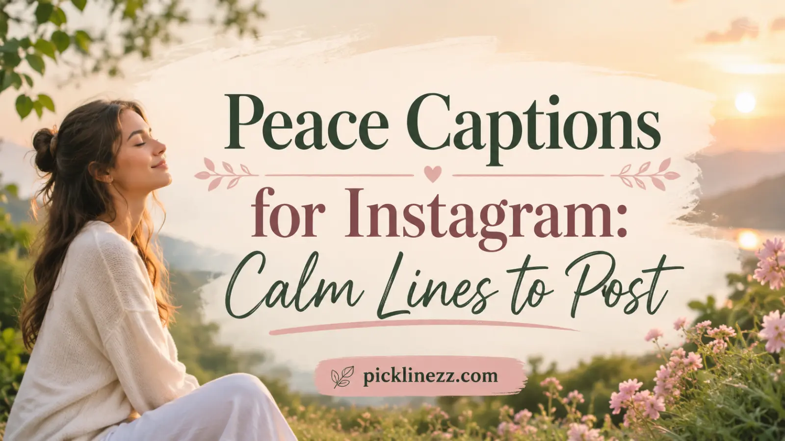 Peace Captions for Instagram: Calm Lines to Post