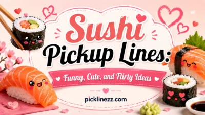 Sushi Pickup Lines: Funny, Cute, and Flirty Ideas
