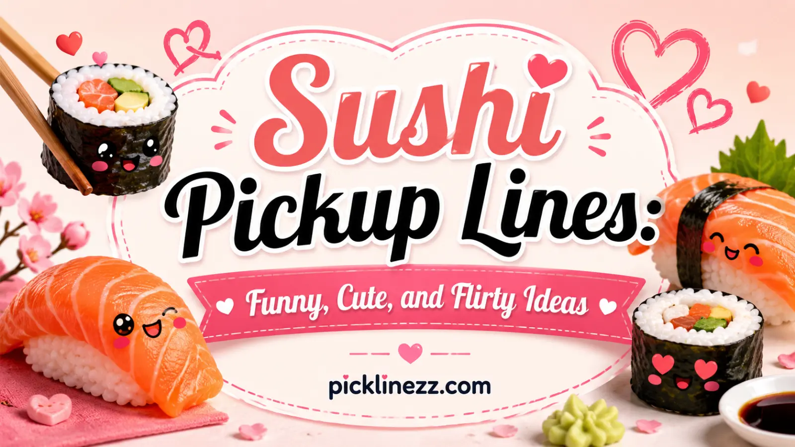 Sushi Pickup Lines: Funny, Cute, and Flirty Ideas