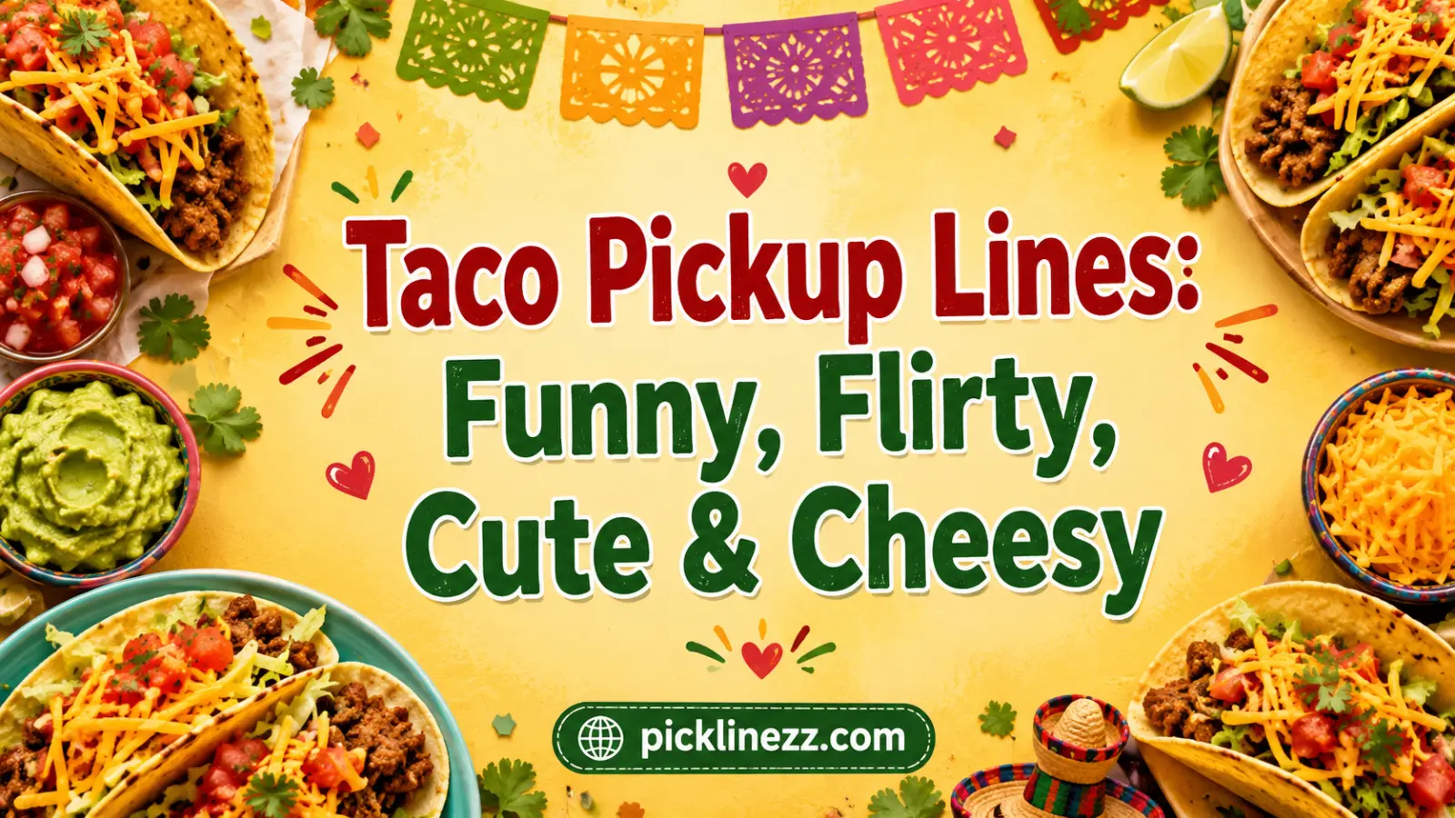 Taco Pickup Lines: Funny, Flirty, Cute & Cheesy